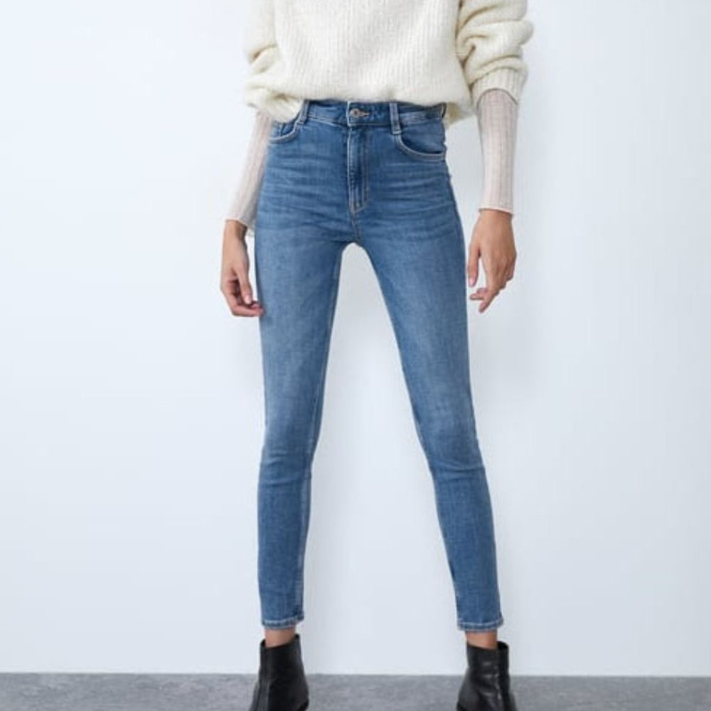 Zara Vintage Hi-Rise Skinny Jeans (NWT)